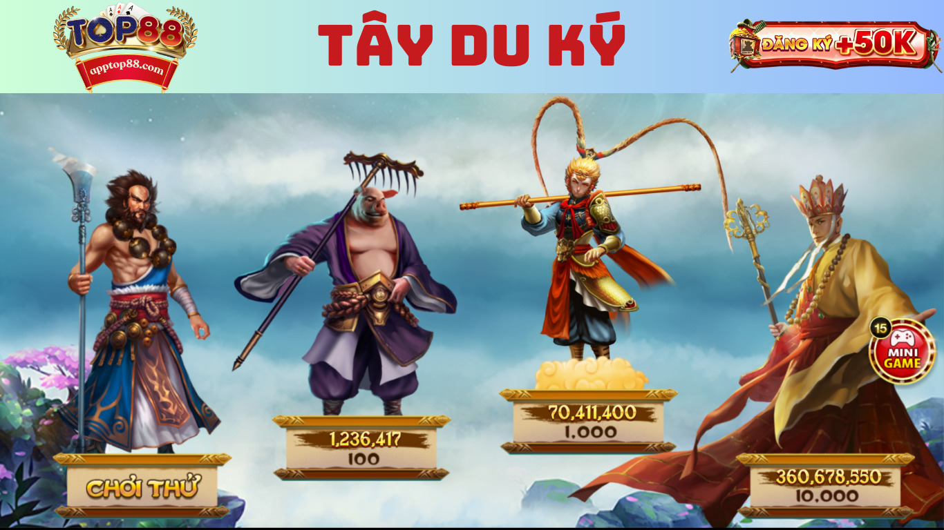 Giới thiệu về game slot Tây Du Ký Top88.